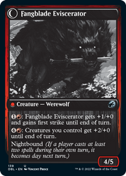 Fangblade Brigand // Fangblade Eviscerator [Innistrad: Double Feature] (DBL 139)