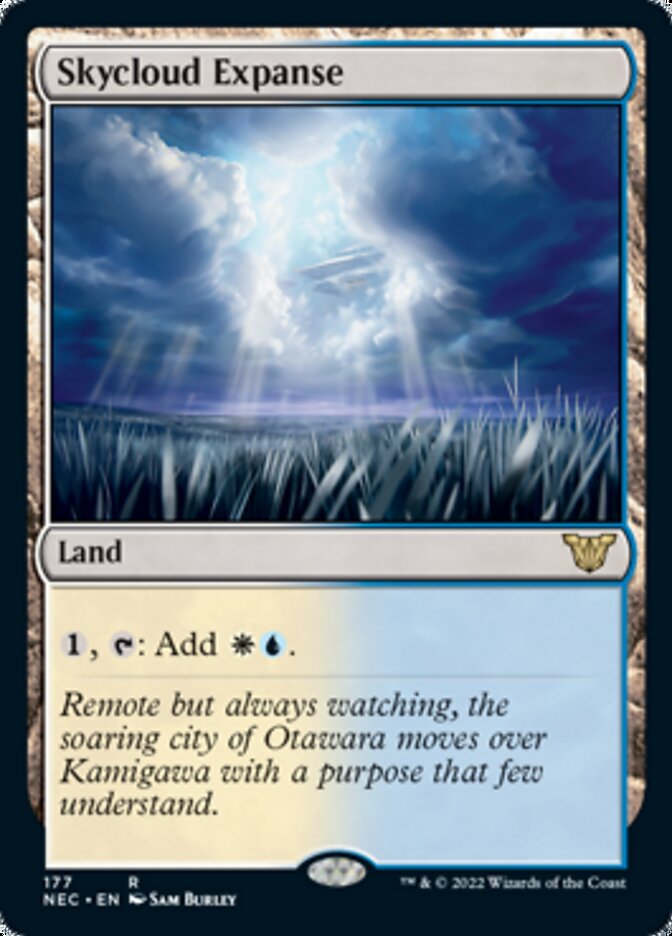 Skycloud Expanse [Kamigawa: Neon Dynasty Commander] (NEC 177)