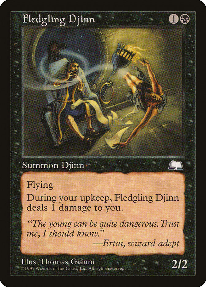 Fledgling Djinn [Weatherlight] (WTH 69)