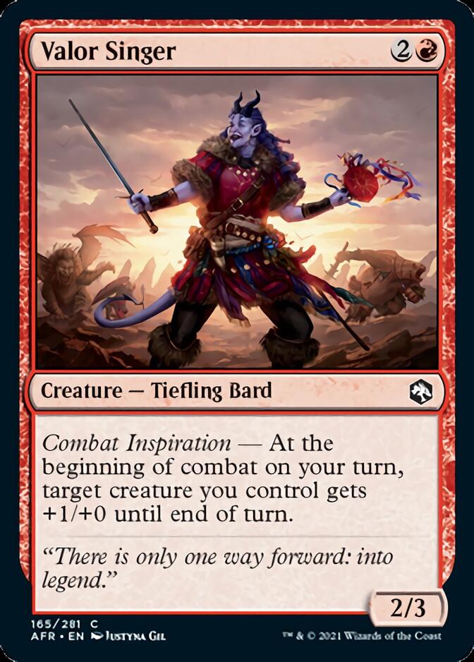 Valor Singer [Dungeons & Dragons: Adventures in the Forgotten Realms] (AFR 165)