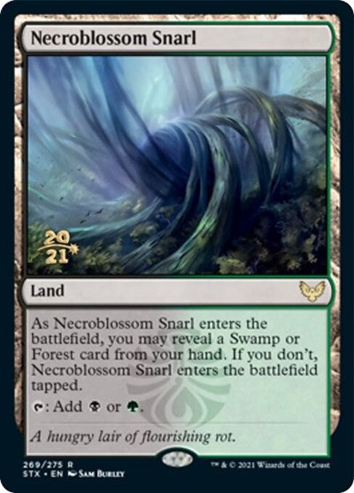Necroblossom Snarl [Strixhaven: School of Mages Prerelease Promos] (PSTX 269)