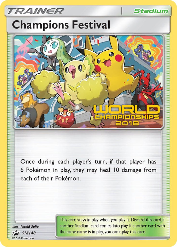 Champions Festival 2018 Top Finalist (SM148) [Sun & Moon: Black Star Promos]