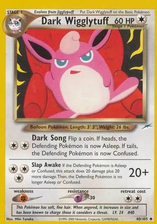 Dark Wigglytuff (40/105) [Neo Destiny]