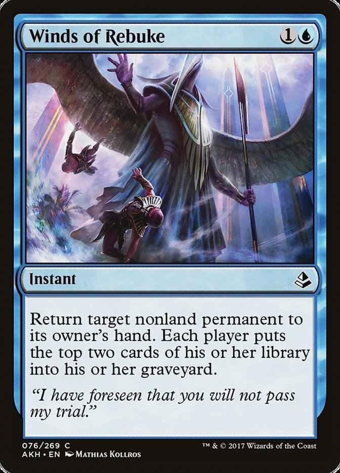 Winds of Rebuke [Amonkhet] (AKH 76)