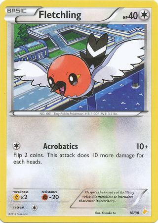 Fletchling (16/30) [XY: Trainer Kit - Pikachu Libre & Suicune]