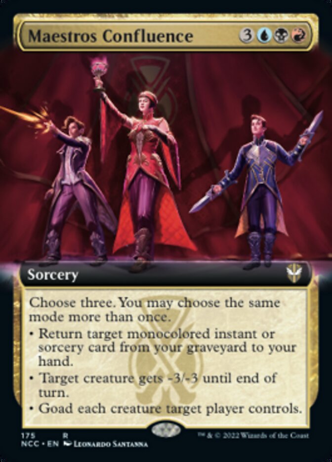 Maestros Confluence (Extended Art) [Streets of New Capenna Commander] (NCC 175)