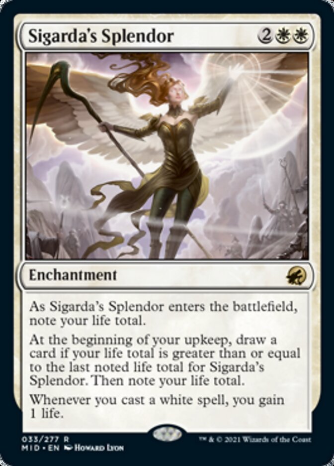 Sigarda's Splendor [Innistrad: Midnight Hunt] (MID 33)