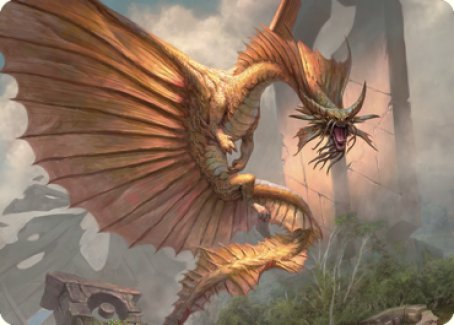 Ancient Gold Dragon Art Card [Commander Legends: Battle for Baldur's Gate Art Series]