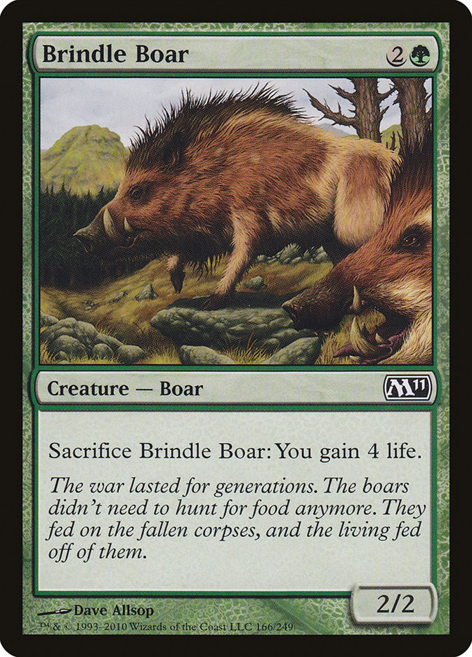 Brindle Boar [Magic 2011] (M11 166)