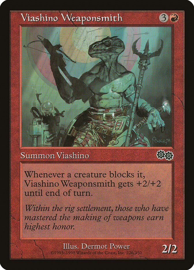 Viashino Weaponsmith [Urza's Saga] (USG 226)