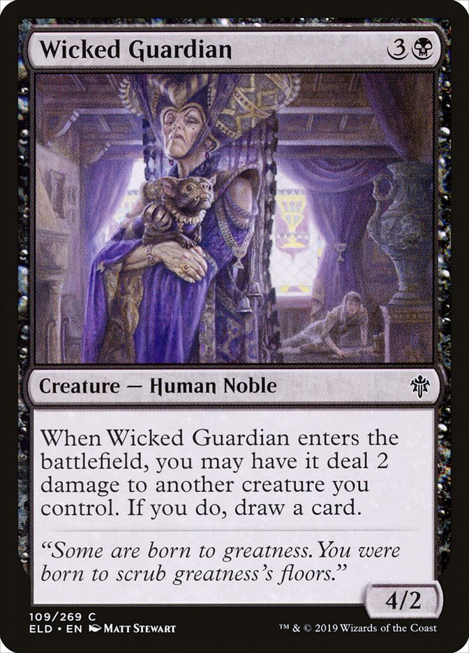 Wicked Guardian [Throne of Eldraine] (ELD 109)