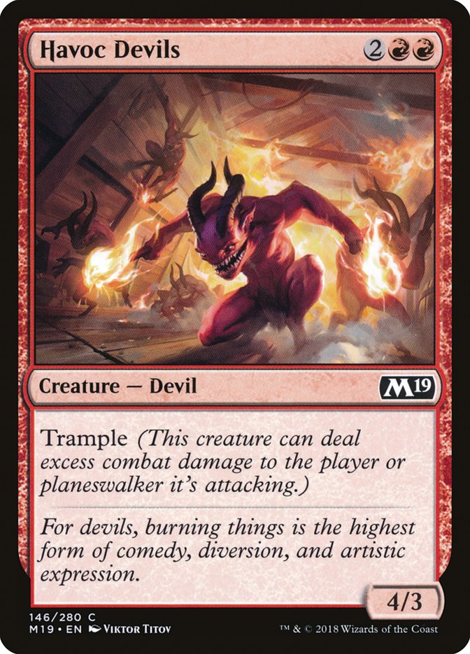 Havoc Devils [Core Set 2019] (M19 146)