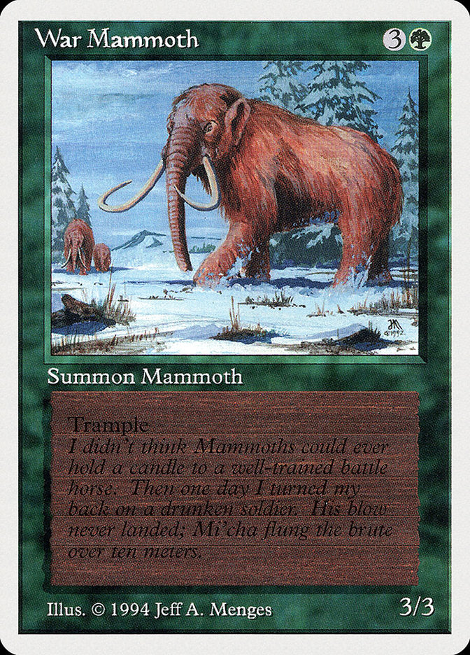 War Mammoth [Summer Magic / Edgar] (SUM 228)