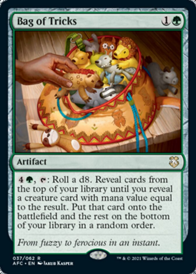 Bag of Tricks [Dungeons & Dragons: Adventures in the Forgotten Realms Commander] (AFC 37)