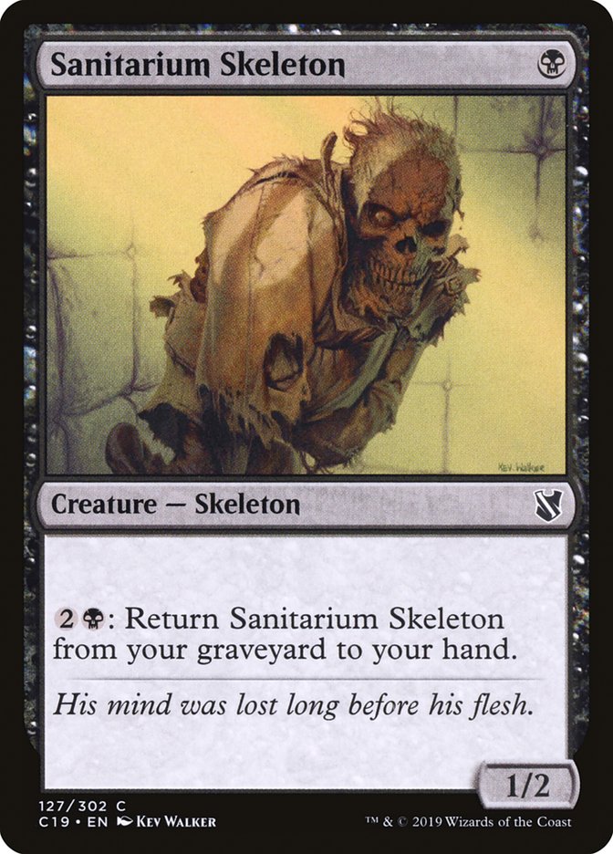 Sanitarium Skeleton [Commander 2019] (C19 127)