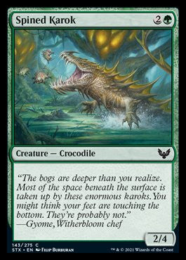 Spined Karok [Strixhaven: School of Mages] (STX 143)