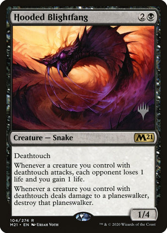 Hooded Blightfang (Promo Pack) [Core Set 2021 Promos] (PM21 104P)