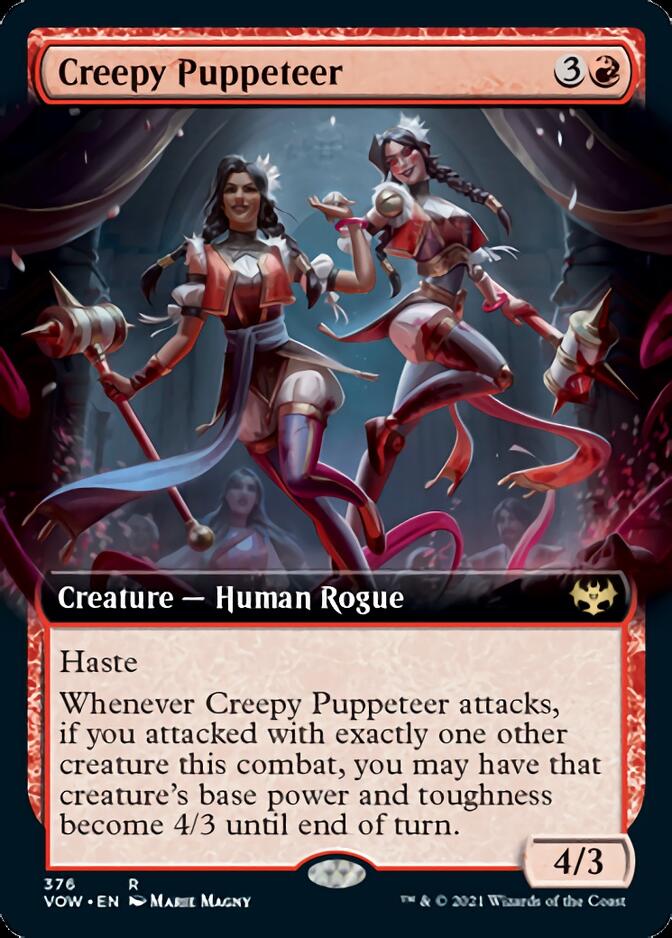 Creepy Puppeteer (Extended) [Innistrad: Crimson Vow] (VOW 376)