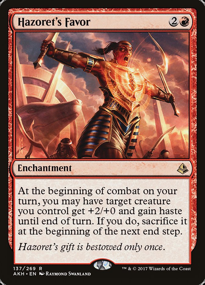 Hazoret's Favor [Amonkhet] (AKH 137)