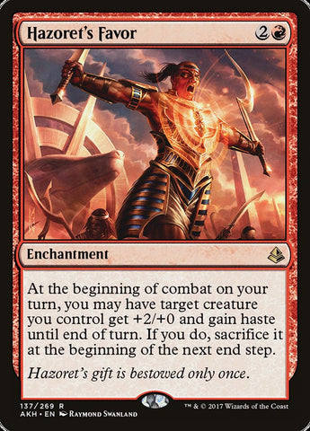 Hazoret's Favor [Amonkhet] (AKH 137)