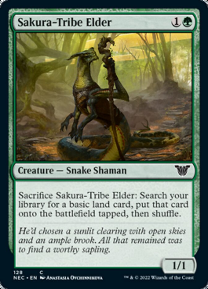 Sakura-Tribe Elder [Kamigawa: Neon Dynasty Commander] (NEC 128)