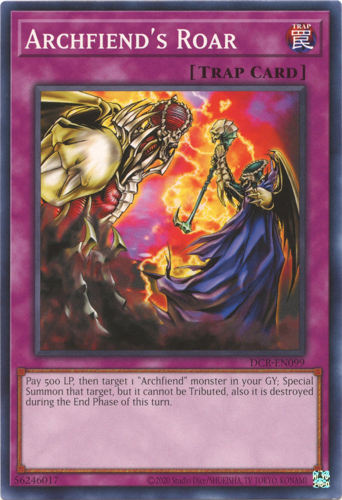 Archfiend's Roar [DCR-EN099] Common