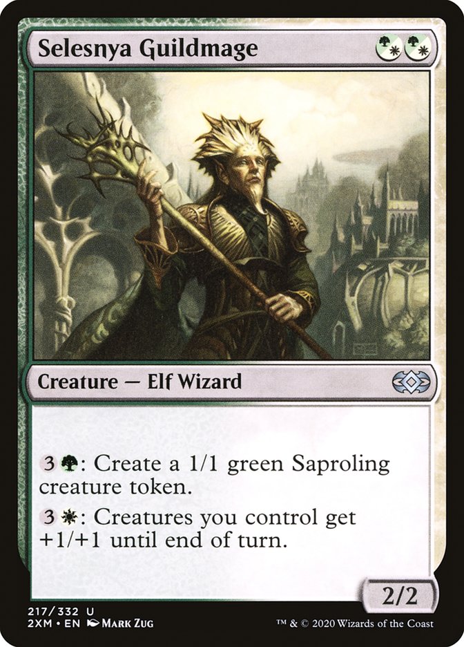 Selesnya Guildmage [Double Masters] (2XM 217)