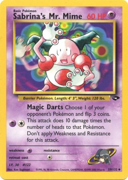 Sabrina's Mr. Mime (59/132) [Gym Challenge]