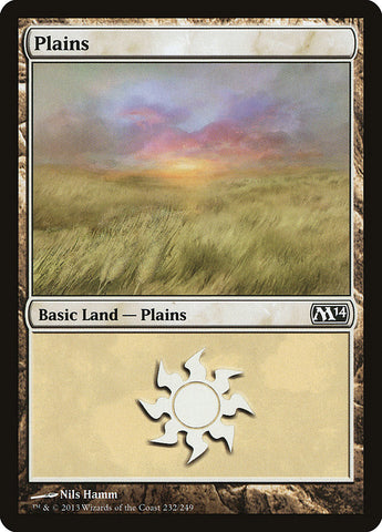 Plains (#232) [Magic 2014] (M14 232)