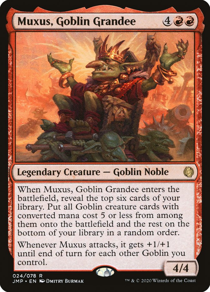 Muxus, Goblin Grandee [Jumpstart] (JMP 24)
