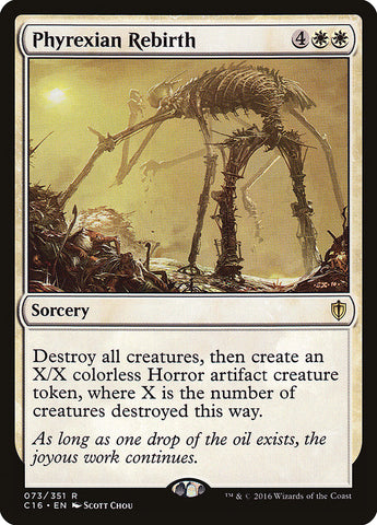 Phyrexian Rebirth [Commander 2016] (C16 73)