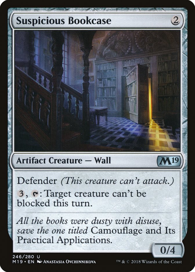 Suspicious Bookcase [Core Set 2019] (M19 246)