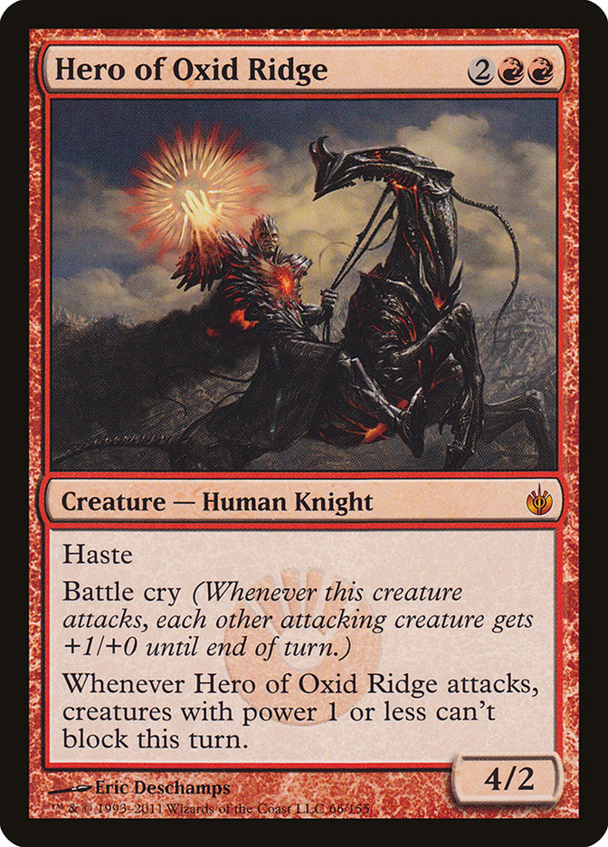 Hero of Oxid Ridge [Mirrodin Besieged] (MBS 66)