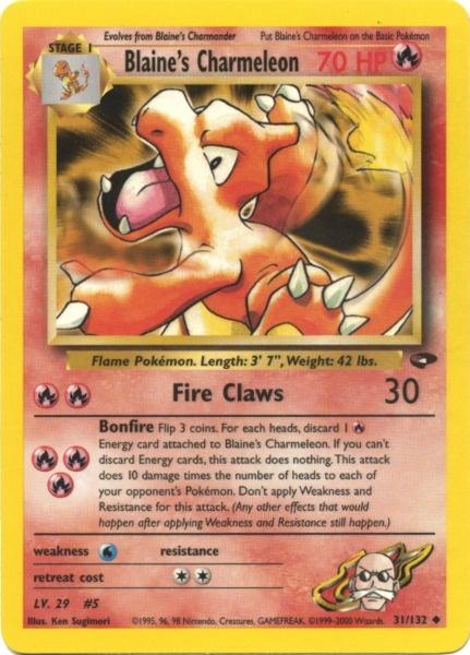 Blaine's Charmeleon (31/132) [Gym Challenge]