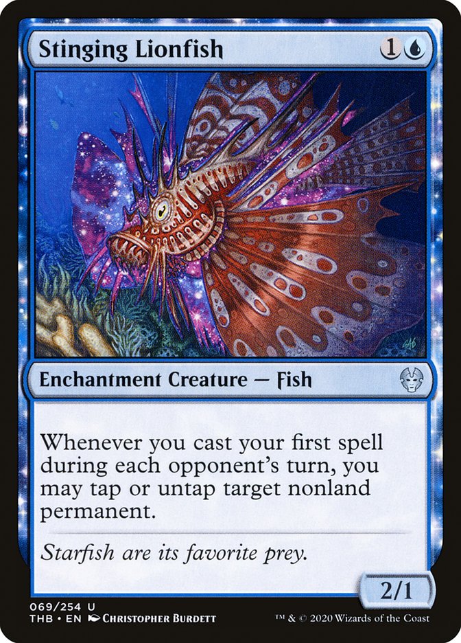 Stinging Lionfish [Theros Beyond Death] (THB 69)