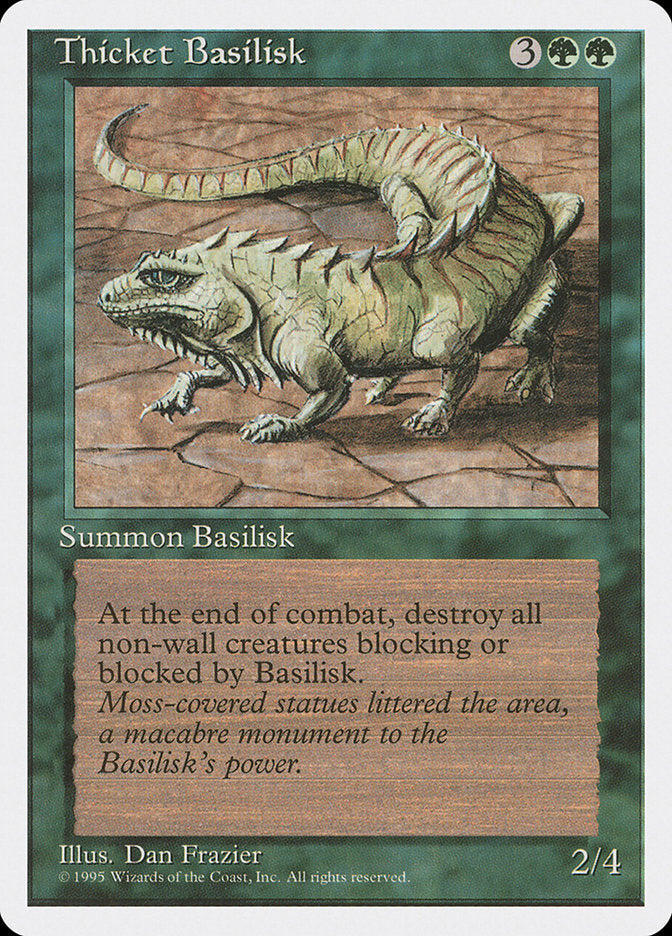 Thicket Basilisk [Fourth Edition] (4ED 274)