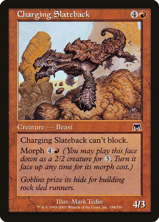 Charging Slateback [Onslaught] (ONS 194)