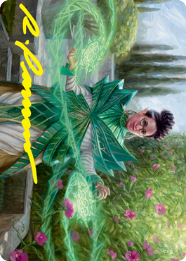 Kianne, Dean of Substance Art Card (Gold-Stamped Signature) [Strixhaven: School of Mages Art Series] (ASTX 51)