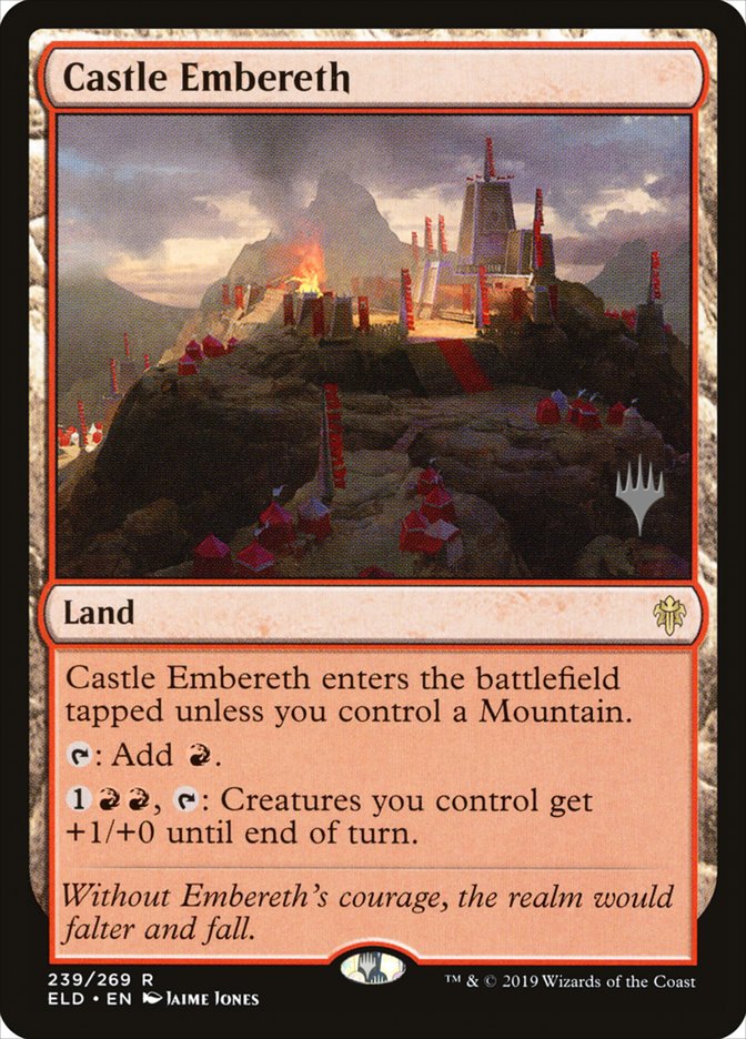 Castle Embereth (Promo Pack) [Throne of Eldraine Promos] (PELD 239P)