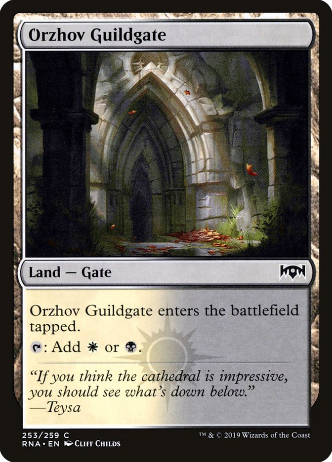 Orzhov Guildgate (253/259) [Ravnica Allegiance] (RNA 253)