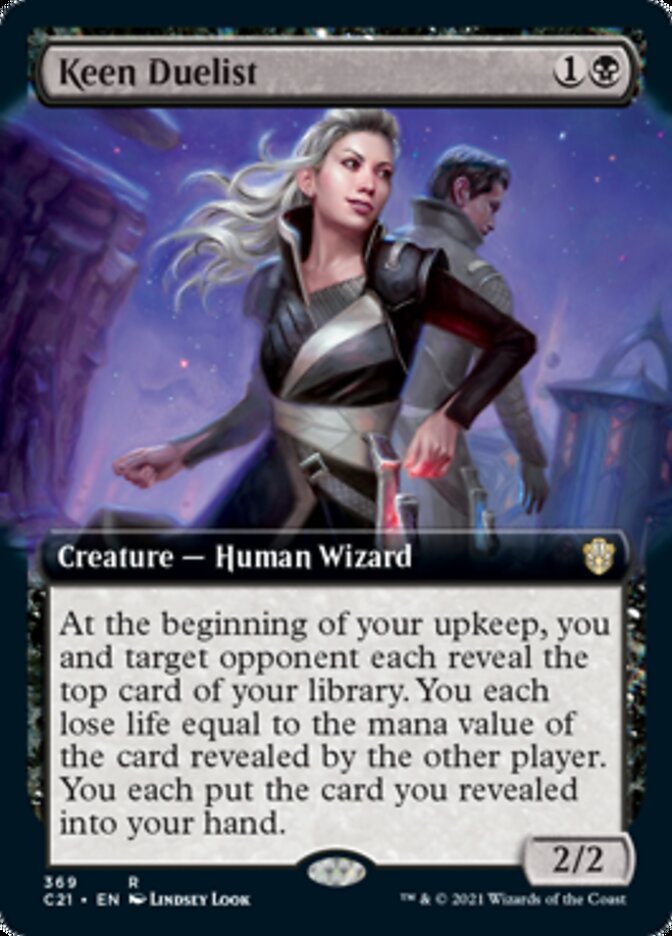 Keen Duelist (Extended) [Commander 2021] (C21 369)