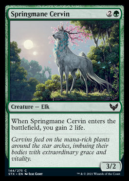Springmane Cervin [Strixhaven: School of Mages] (STX 144)