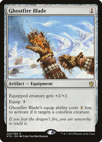Ghostfire Blade [Khans of Tarkir] (KTK 220)