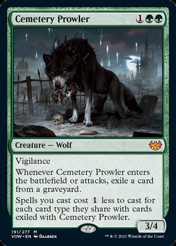 Cemetery Prowler [Innistrad: Crimson Vow] (VOW 191)