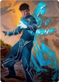 Jace, Mirror Mage 1 Art Card [Zendikar Rising Art Series] (AZNR 1)