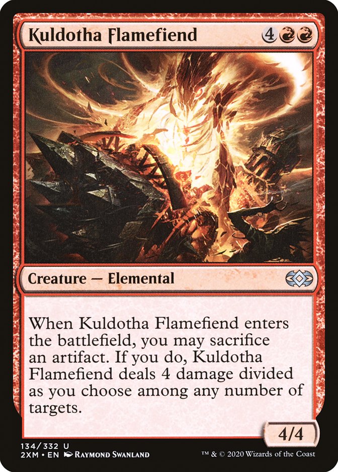 Kuldotha Flamefiend [Double Masters] (2XM 134)