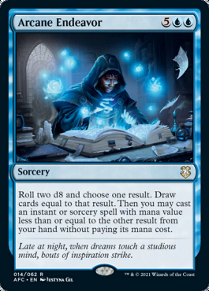 Arcane Endeavor [Dungeons & Dragons: Adventures in the Forgotten Realms Commander] (AFC 14)