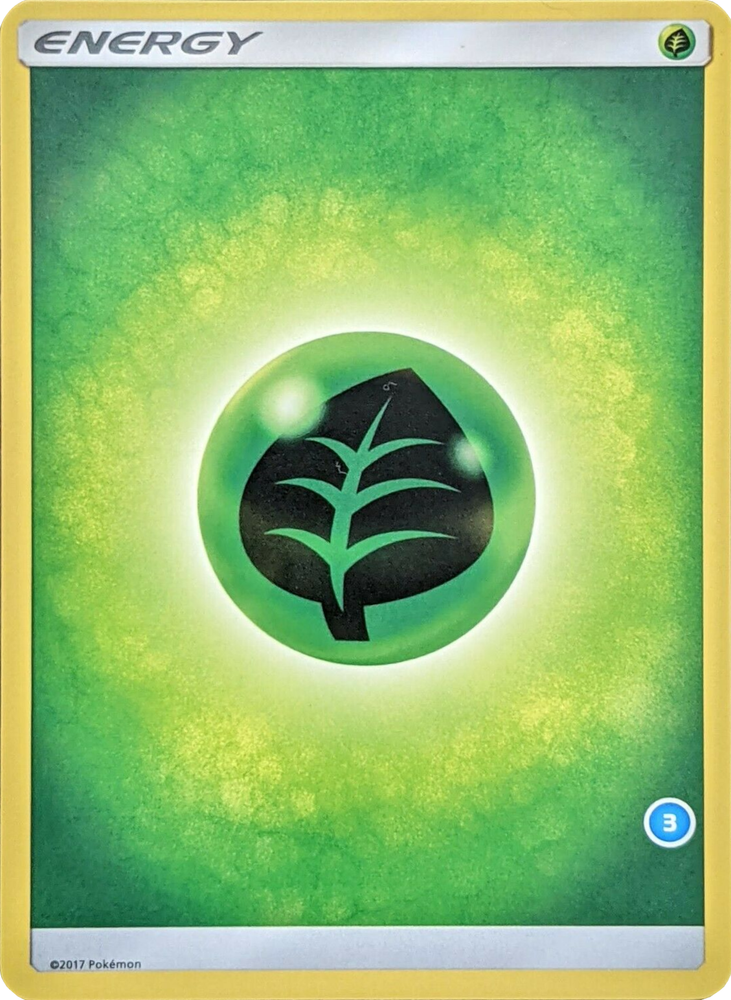 Grass Energy (3) [Sun & Moon: Trainer Kit - Alolan Sandslash & Alolan Ninetales]