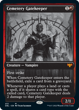 Cemetery Gatekeeper [Innistrad: Double Feature] (DBL 415)