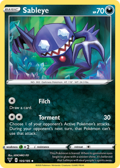 Sableye (105) [Sword & Shield: Vivid Voltage]